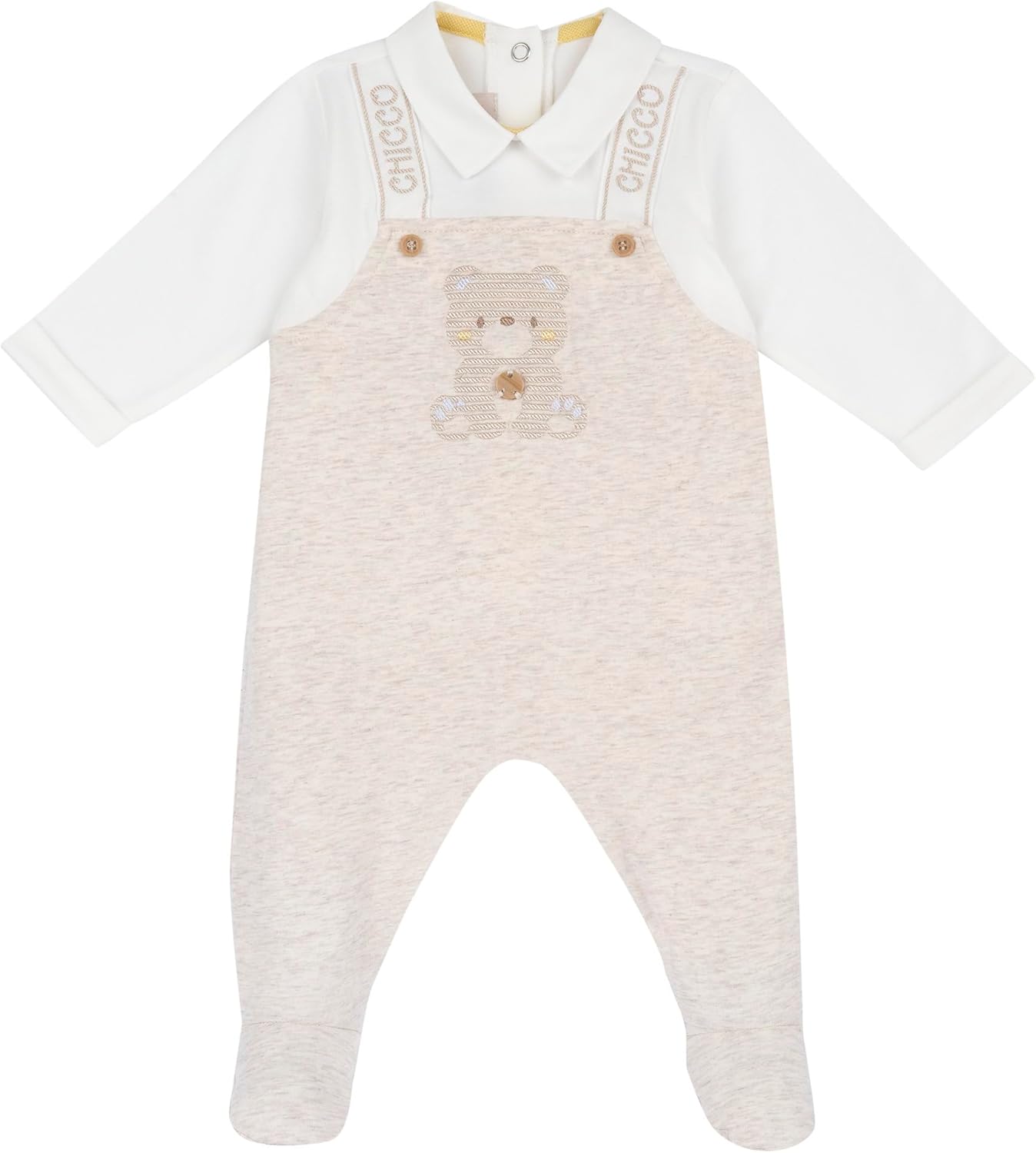 Chicco Tutina Con Apertura A Patello Pigiamino per bambino e neonato Bimba/Bimbo (Pacco da 1)