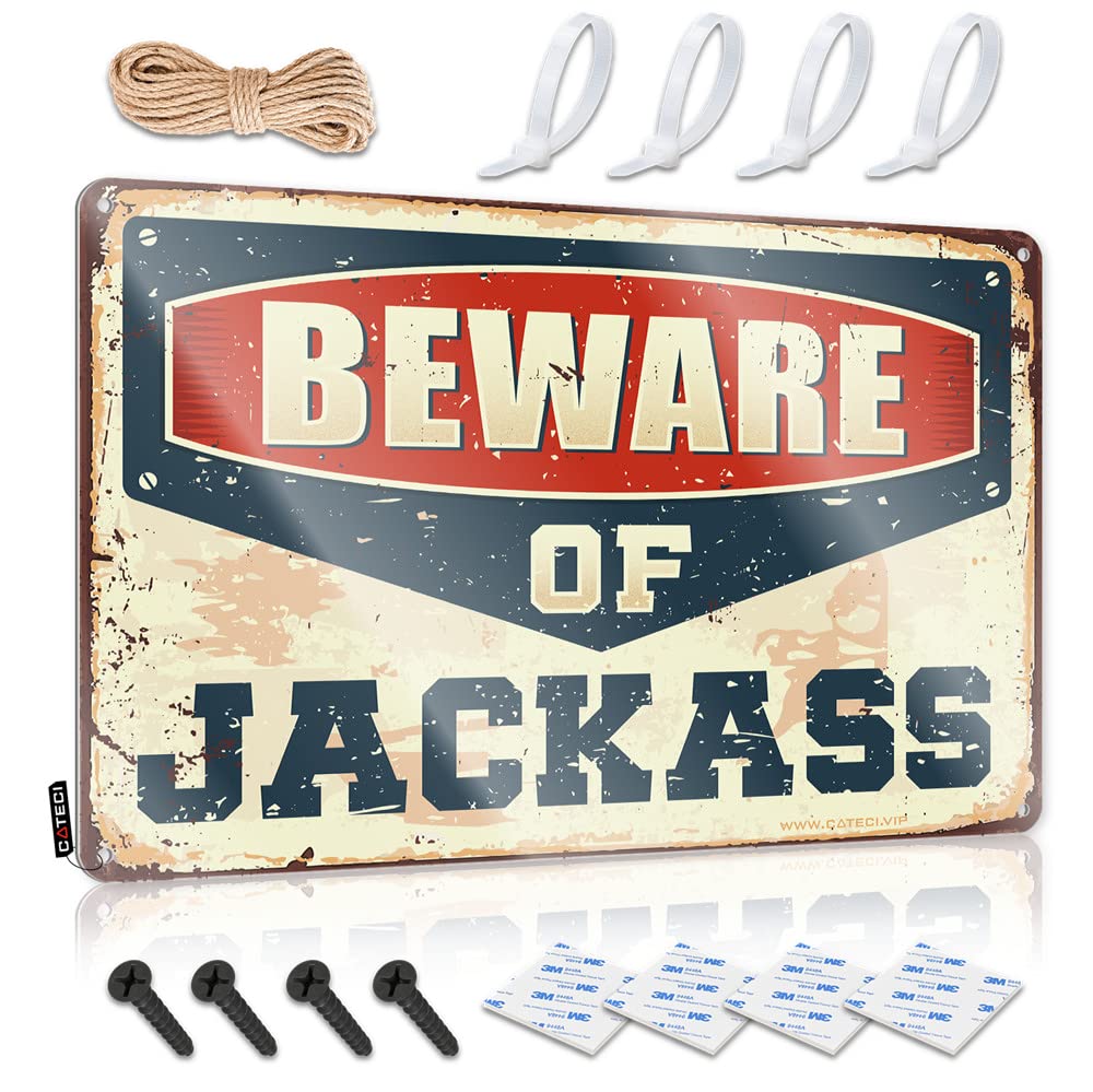 STWNVOITV Home Bar Decor Beware Of Jack Russell Terrier Sign Tin Signs For Man Cave Tin Signs For Man Cave(30X40CM)