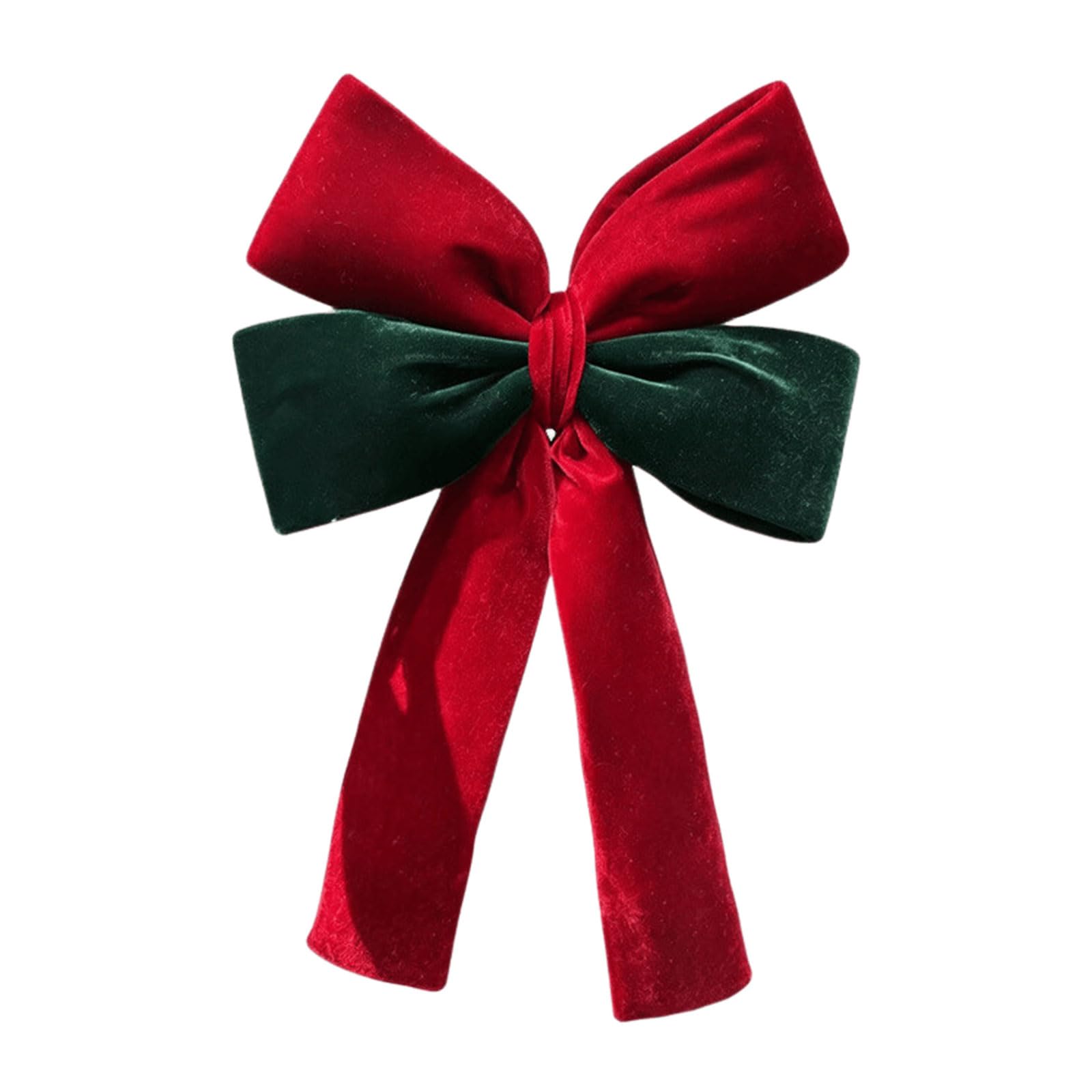 Whoasyst 01 Velvet Holiday Bowknot Perfect For Christmas Tree Decorations And Mantel Display Holiday Accessories Party Decorations