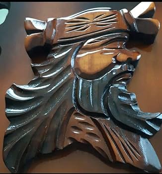 Amazon.co.jp: 北海道 アイヌ 伝統工芸品 木彫り 壁掛け