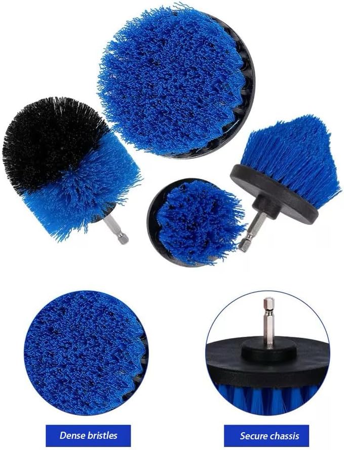 26個入り ヒュンダイ インスタ 2025用カークリーニングブラシドリル ブラシヘッドカバー 床壁のほこり除去と研磨 カーペット、ト