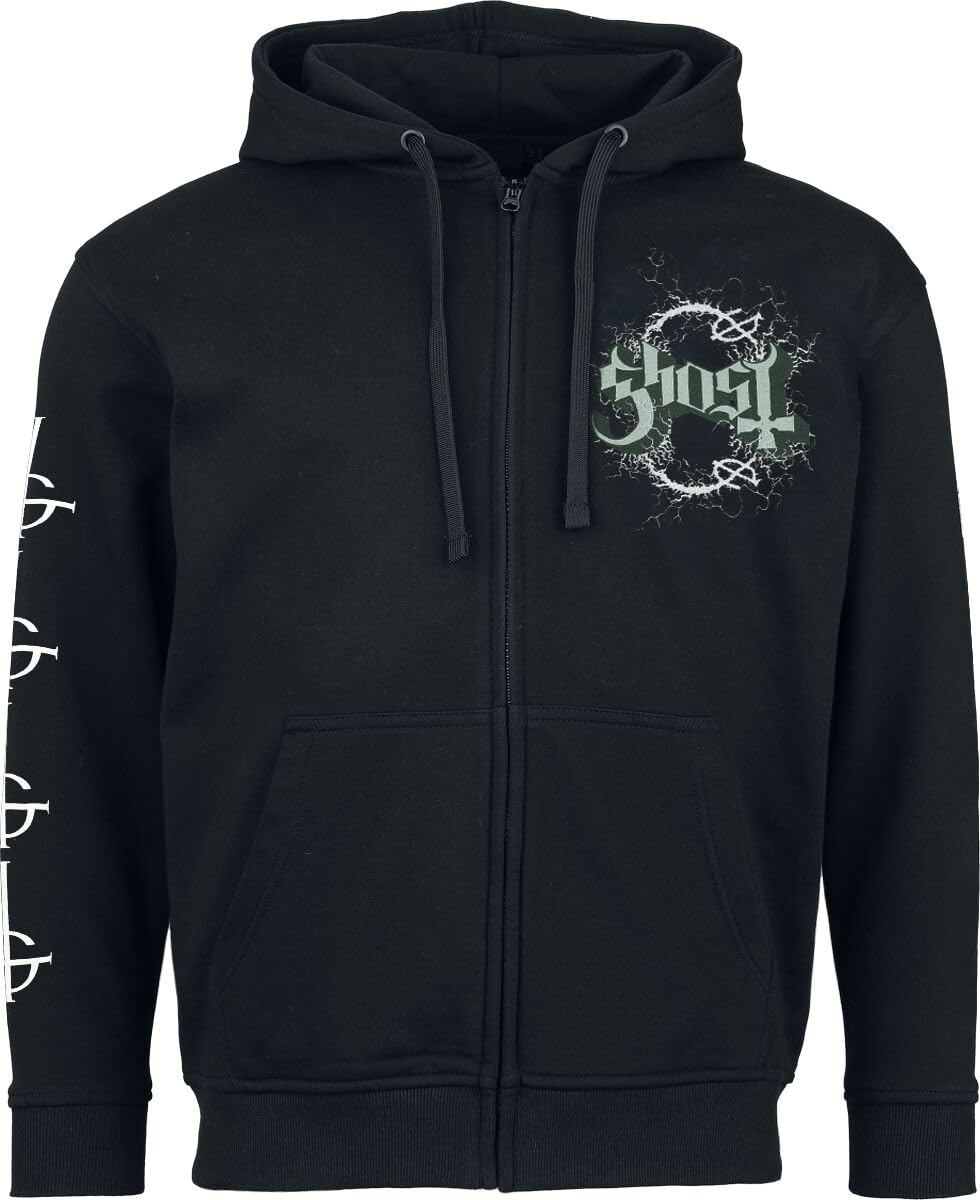 Ghost Electryfing Männer Kapuzenjacke schwarz Band-Merch, Bands