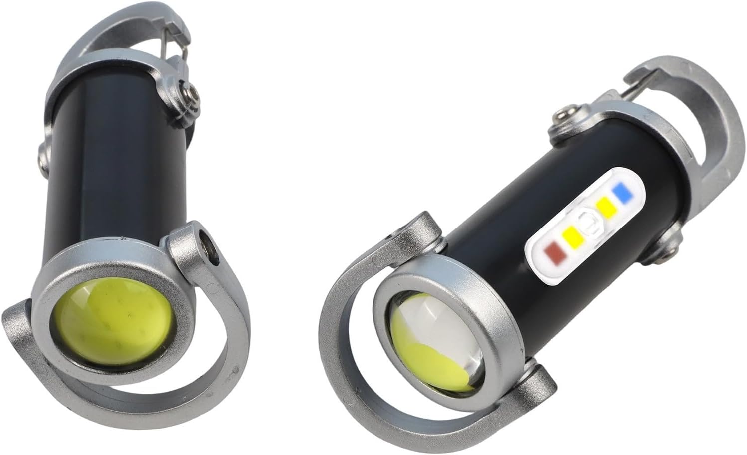 Super Bright Rechargeable Keychain Flashlight, Compact LED Light For Charging, High/Low/Flashing Modes, Waterproof for Outdoor Hiking and Use