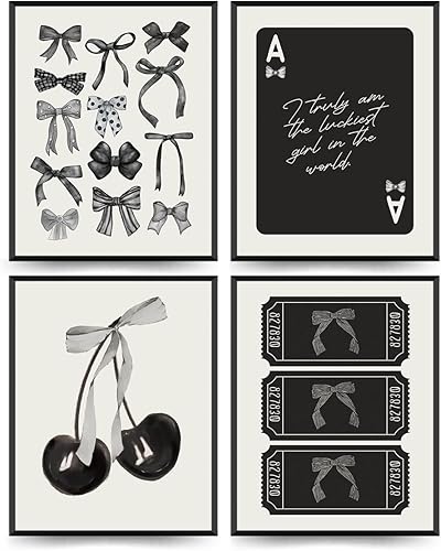 Miniatura 15 de ETVISO Juego de 4 impresiones artísticas de pared de 8 bolas de guepardo retro Y2K color azul claro, con texto en inglés «What If It All Workout»,