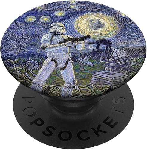 Starry Starry Stormtrooper PopSockets PopGrip agarre intercambiable para teléfonos y tabletas