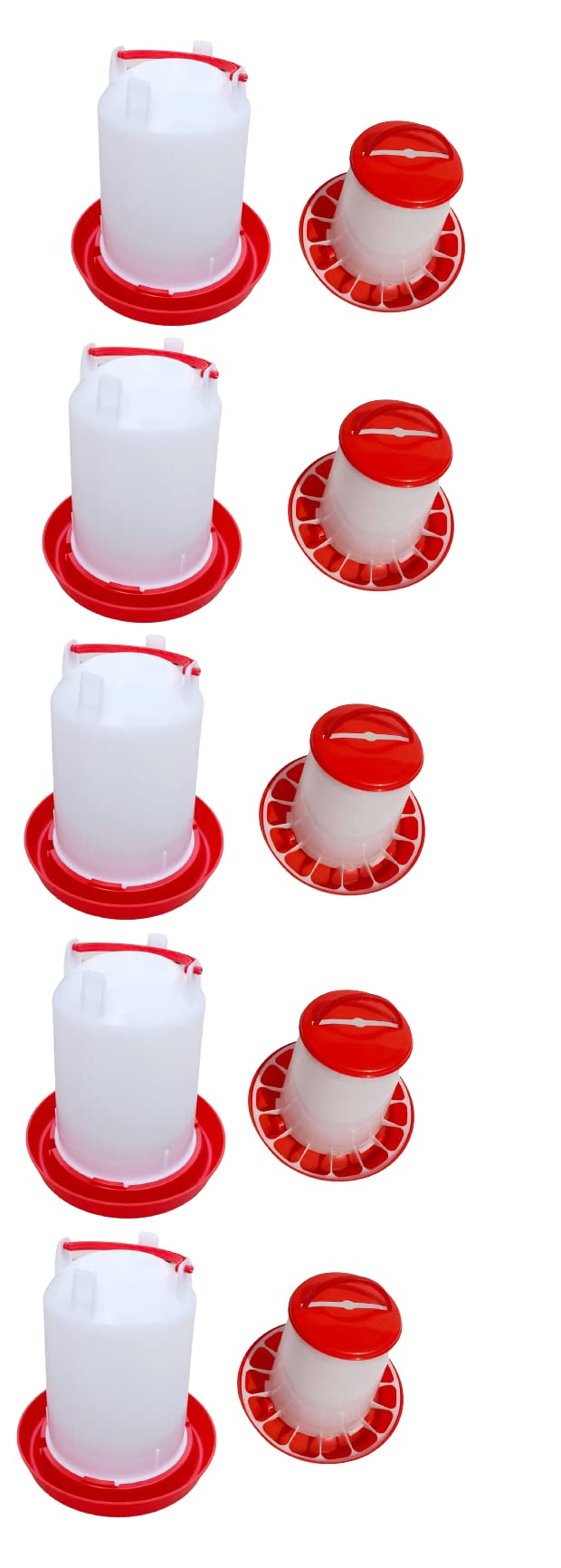 HUMBE&CO-Plastic Hanging Poultry Feeder Drinker for All Type Birds Quantity- (1.5kg Feeder 5pc&1.5Ltr Drinker 5pcs=10pcs) (B0BWW4P88N) Amazon Price History, Amazon Price Tracker