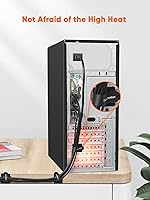 Vista 6 de CableCreation Bridas para cables, resistentes correas autoadhesivas con pegamento trasero, correas de gestión de cables, organizador de cables