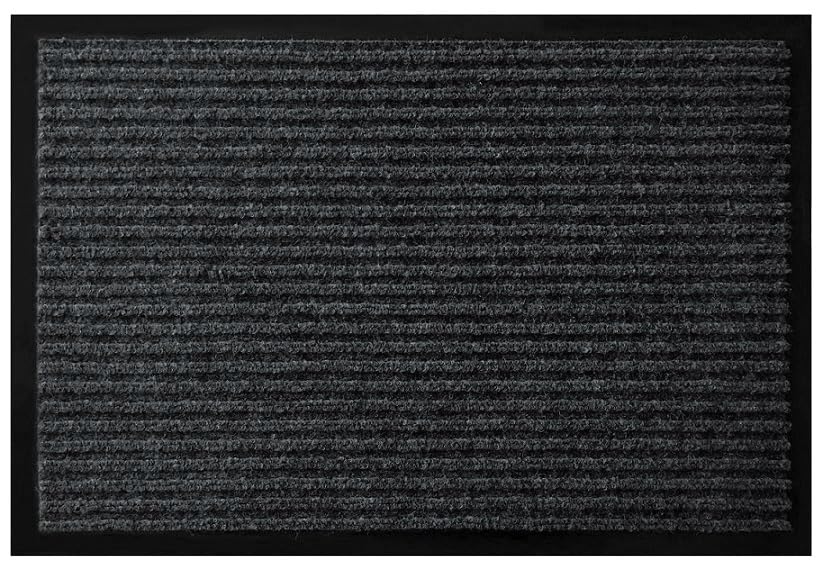 Felpudo de 40 x 60 cm | Felpudo de polipropileno con parte inferior de goma, antideslizante y resistente a la intemperie | Felpudo exterior ideal para exteriores, ideal para hogares y oficinas, color