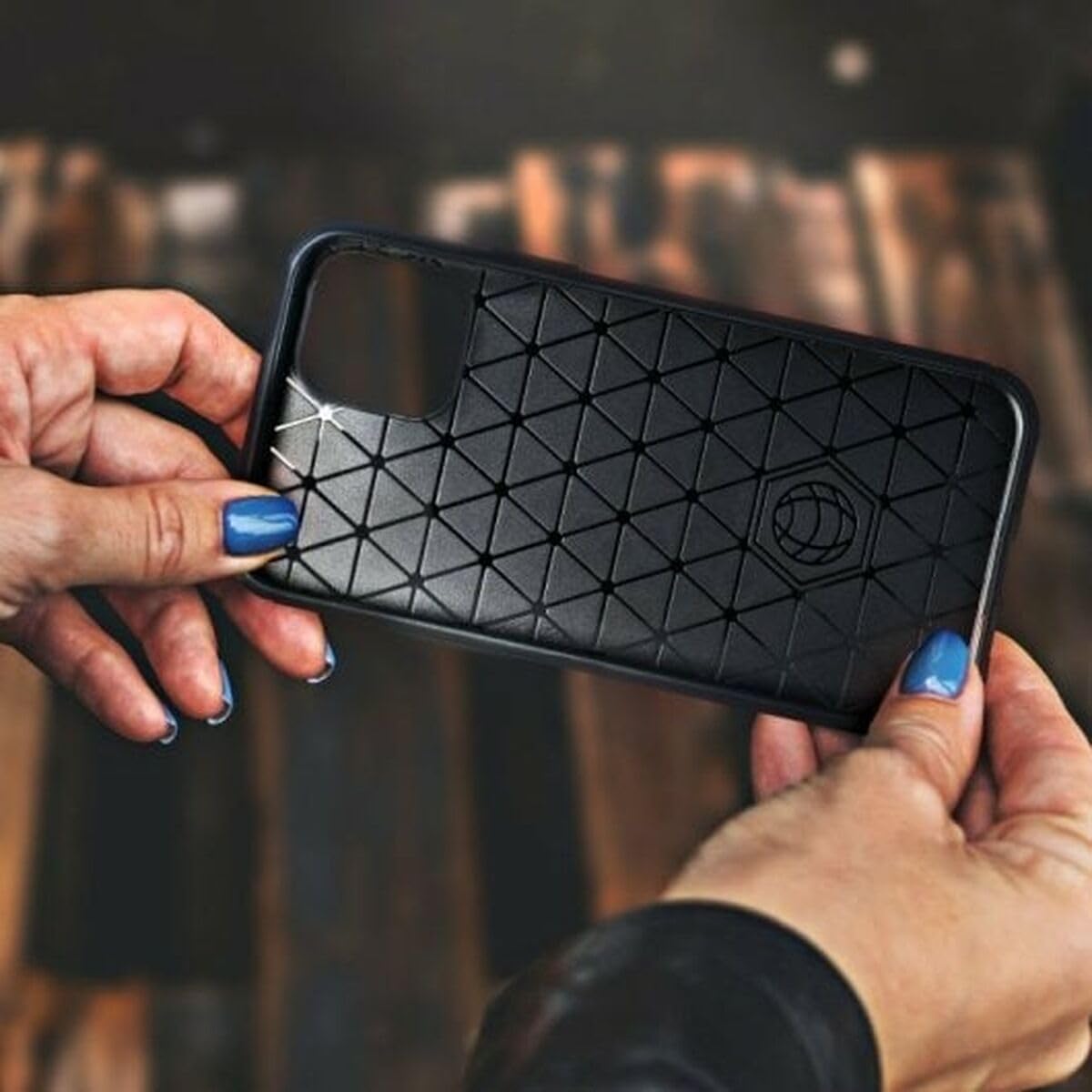 Cool Case for Motorola Moto G73 5G Charcoal Black, Black/White, única - Image 4