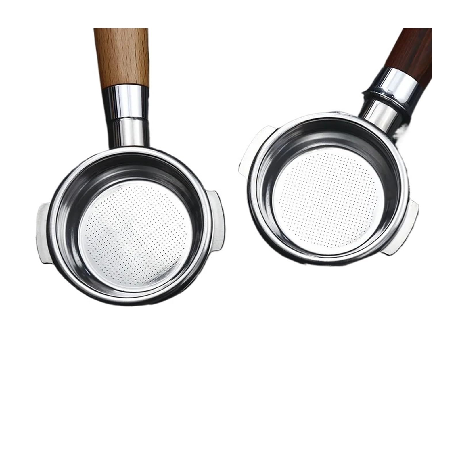 Mango For Máquina De Café, Compatible Con Breville, BES900 BES920 BES980, Portafiltro Sin Fondo De 2 Orejas De 58 Mm, Piezas De Repuesto For Espresso De Acero Inoxidable 304(58mm-Breville-Beech)