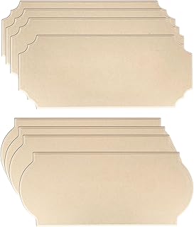 8 Pack Unfinished Wooden Plaques 6