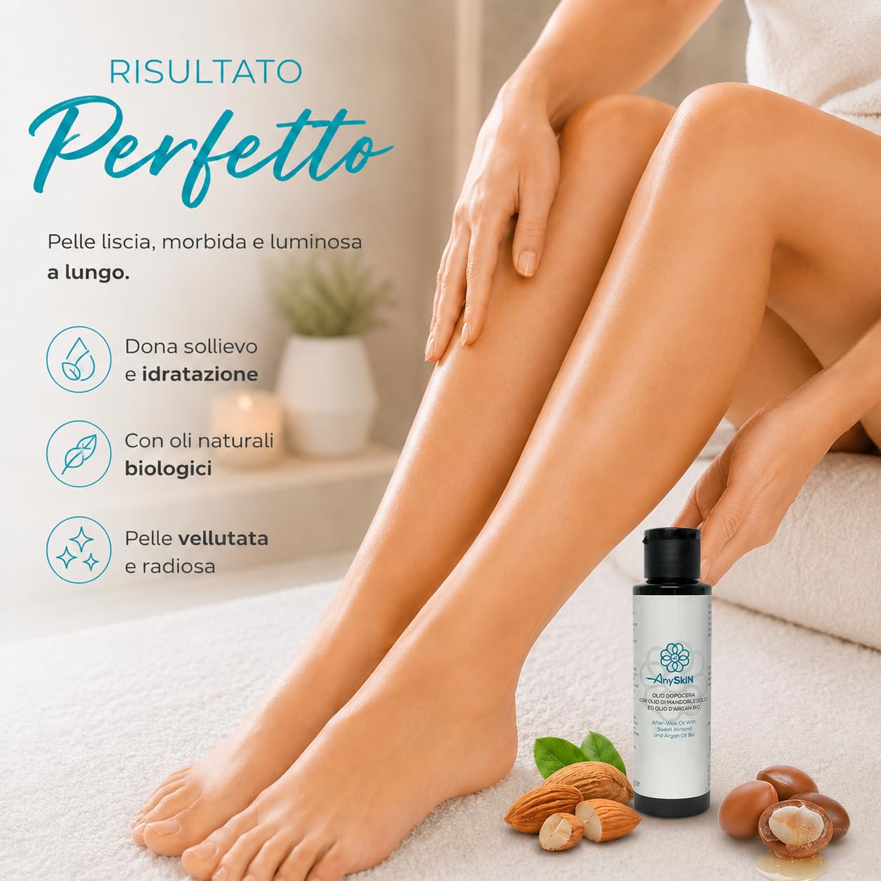 Kit Wachserhitzer mit professioneller Rolle – enthält 5 Nachfüllpackungen für Wachswalzen, fettlöslich, Schwarz, Aloe, Rose, Argan, Schnurrbart + Anyskin Afterwax Öl 100 ml und TNT