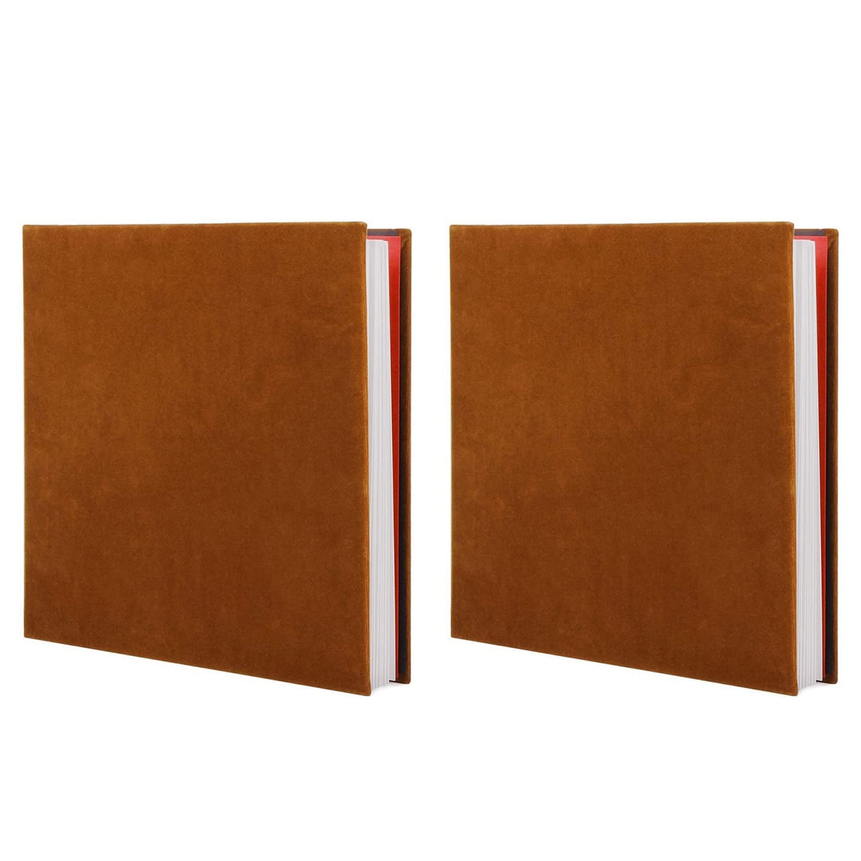 2 álbumes de fotos autoadhesivos Scrapbook Velvet Art Memory Book DIY páginas gruesas con película protectora salva las imágenes en el permanente