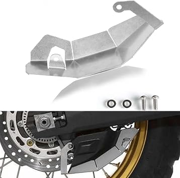 Motorcycle Parking Brake Guard Cover Compatible with CRF1000L Africa Twin 2015-2021 CRF1000L Africa Twin Adventure Sports 2017-2021 Silver