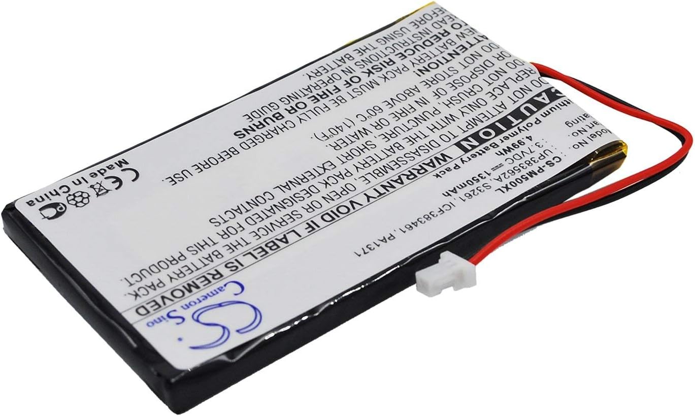 Batería Compatible con Palm M500 M505 M515 IA1TB12B1 ICF383461 LAB363562B 3.7V 1350mAh