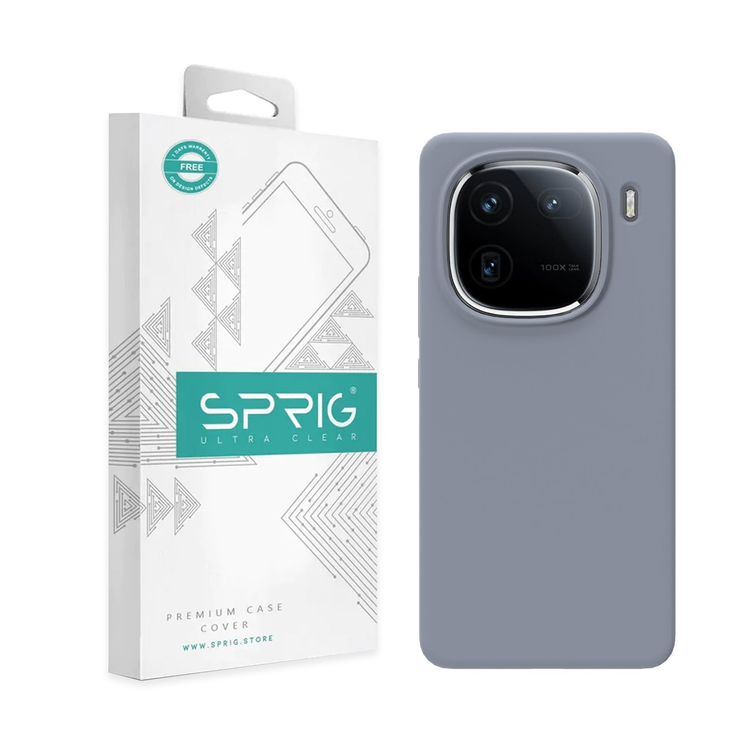 SPRIG Compatible with IQOO 12 Liquid Silicone Premium Back Cover Drop Tested Shock Proof Mobile Case for Men, Women, Boys and Girls with Camera Protection (Blue Grey) (B0CZRL3CSD) Amazon Price History, Amazon Price Tracker