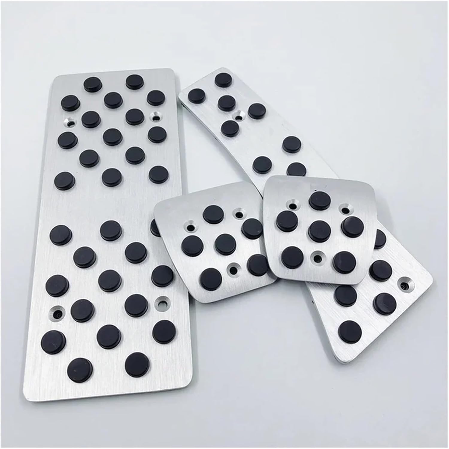 Compatible With Honda CIVIC 2006 2007 2008 2009 2010 2011 AT/MT Aluminum Alloy Rubber Car Gas Accelerate Brake Pedal Pad Cover(MT)