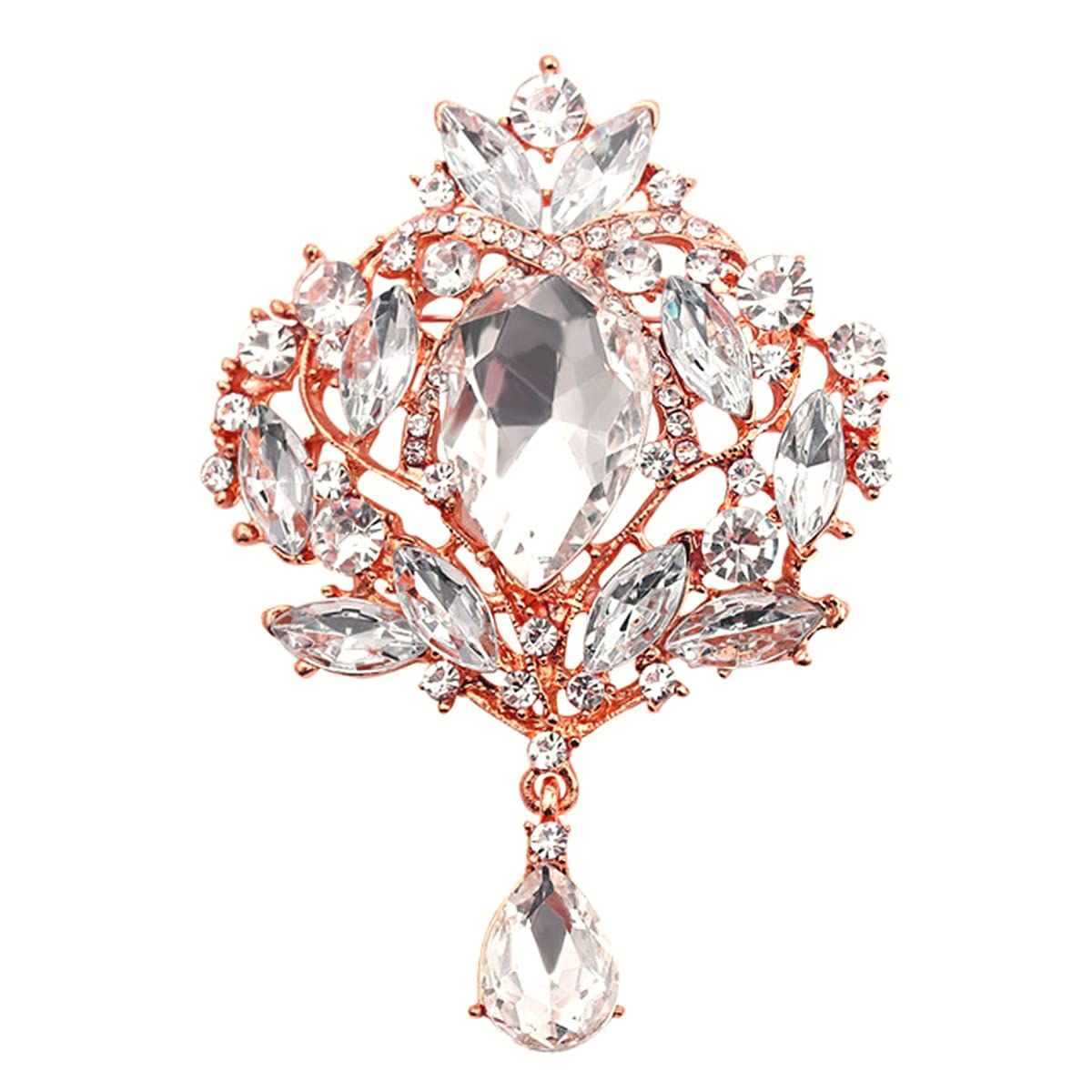 Yellow Chimes Brooch for Women Crystal Studded Floral Designed Brooch/Shawl Pin for Women and Girls (B0B45R7CJM) Amazon Price History, Amazon Price Tracker