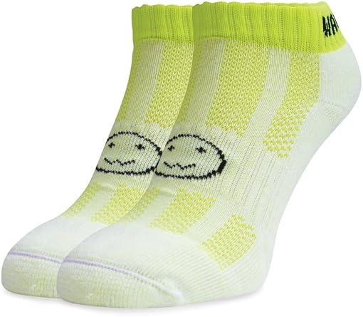 WackySox Flo Green Trainer Sports Socks Adult Shoe Size 11-14