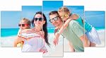 Custom Canvas Prints 5 Panel Personalized Photo on Canvas Print Wall Art Customize with Your Picture for Home Decor (No Frame, 8x14inx2-8x18inx2-8x22inx1)