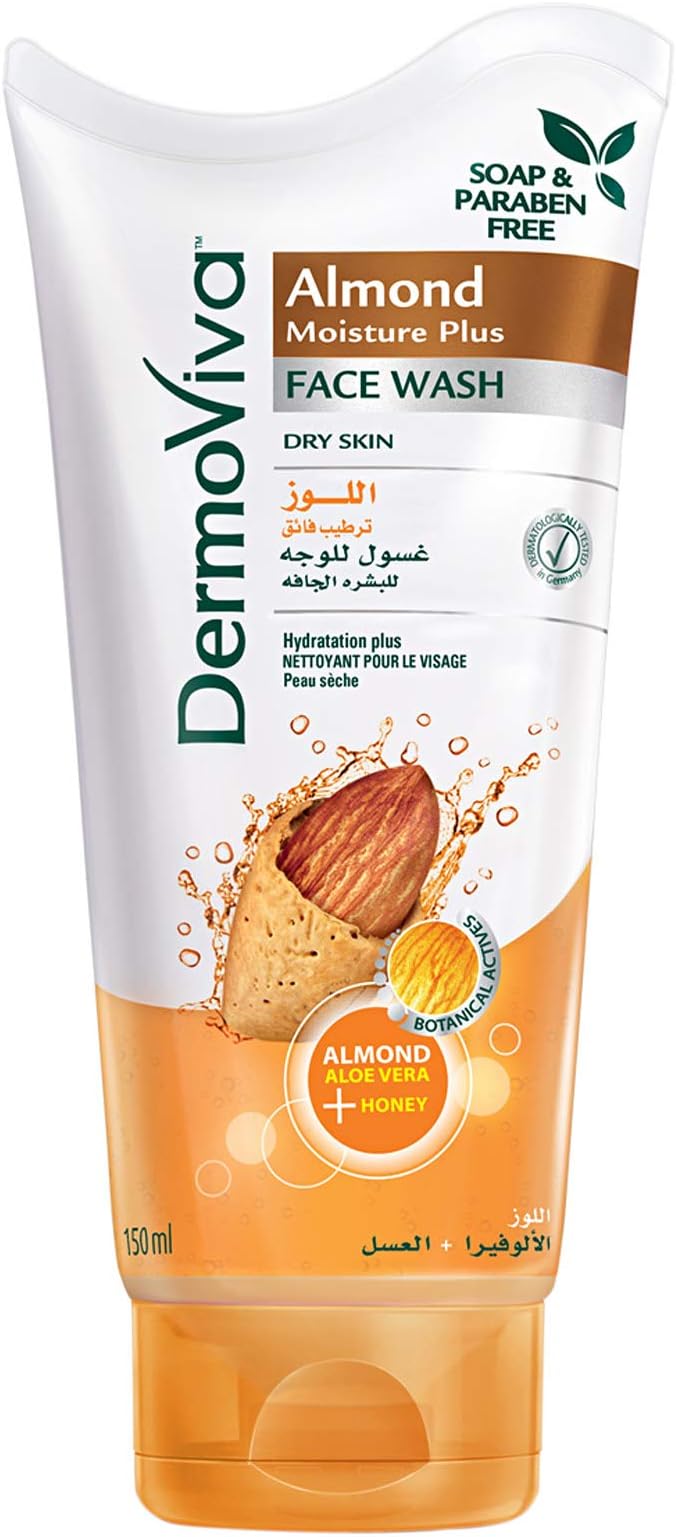Dermoviva Moisturizing Face Wash -150ml Vitamin Boost Avocado Rich in Natural Oils and Vitamin E Helps Hydrate and Retain Essential Moisture
