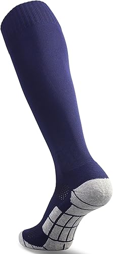 CWVLC - Calcetines de fútbol (135pares) calcetines altos hasta la rodilla, para deportes de equipo, para adultos, jóvenes y niños