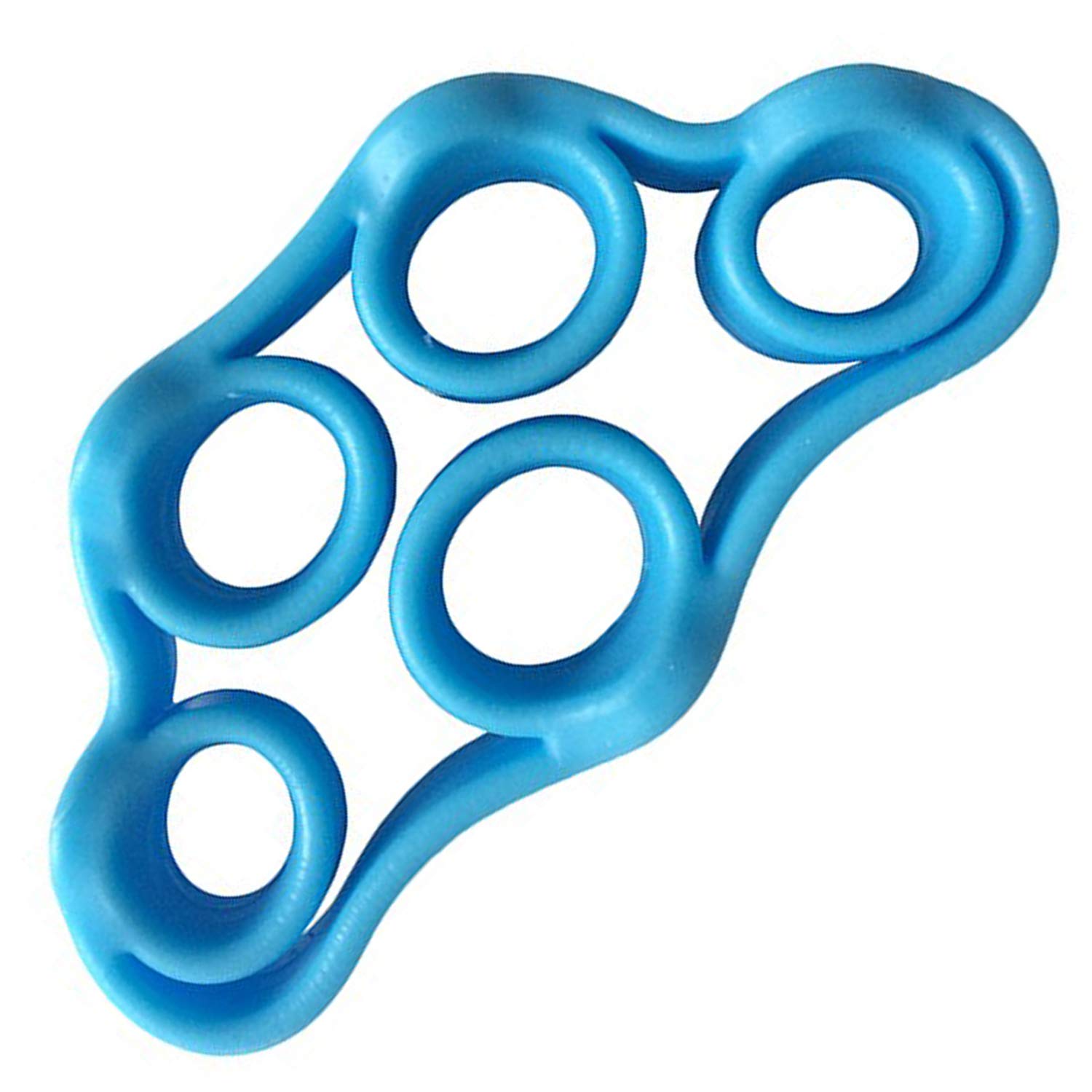 Finger Stretcher Durable 5 Loop Band - Physical Therapy Hand Exerciser Builds Strength, Grip, and Dexterity Which Helps Recovery from Fractures, Carpal Tunnel, Guitar, Piano, and Typing Muscle Tension