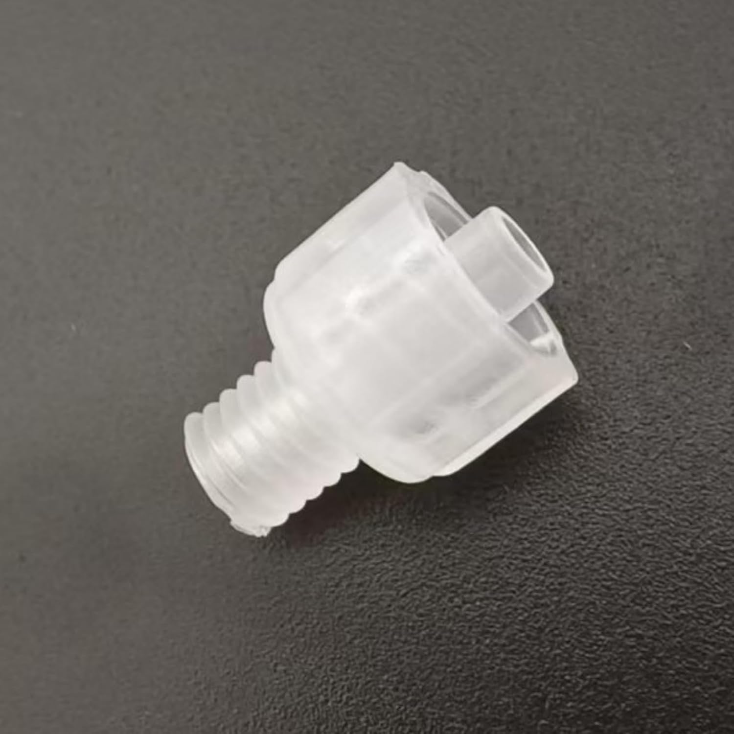 25PCS Threaded to Male Luer Fitting Luer Lock 1/4-28 UNF Male Thread Plastic Connect Adapter PP for Laboratory Biochemical Analytical Instruments, Food Machinery, Aquarium Equipment