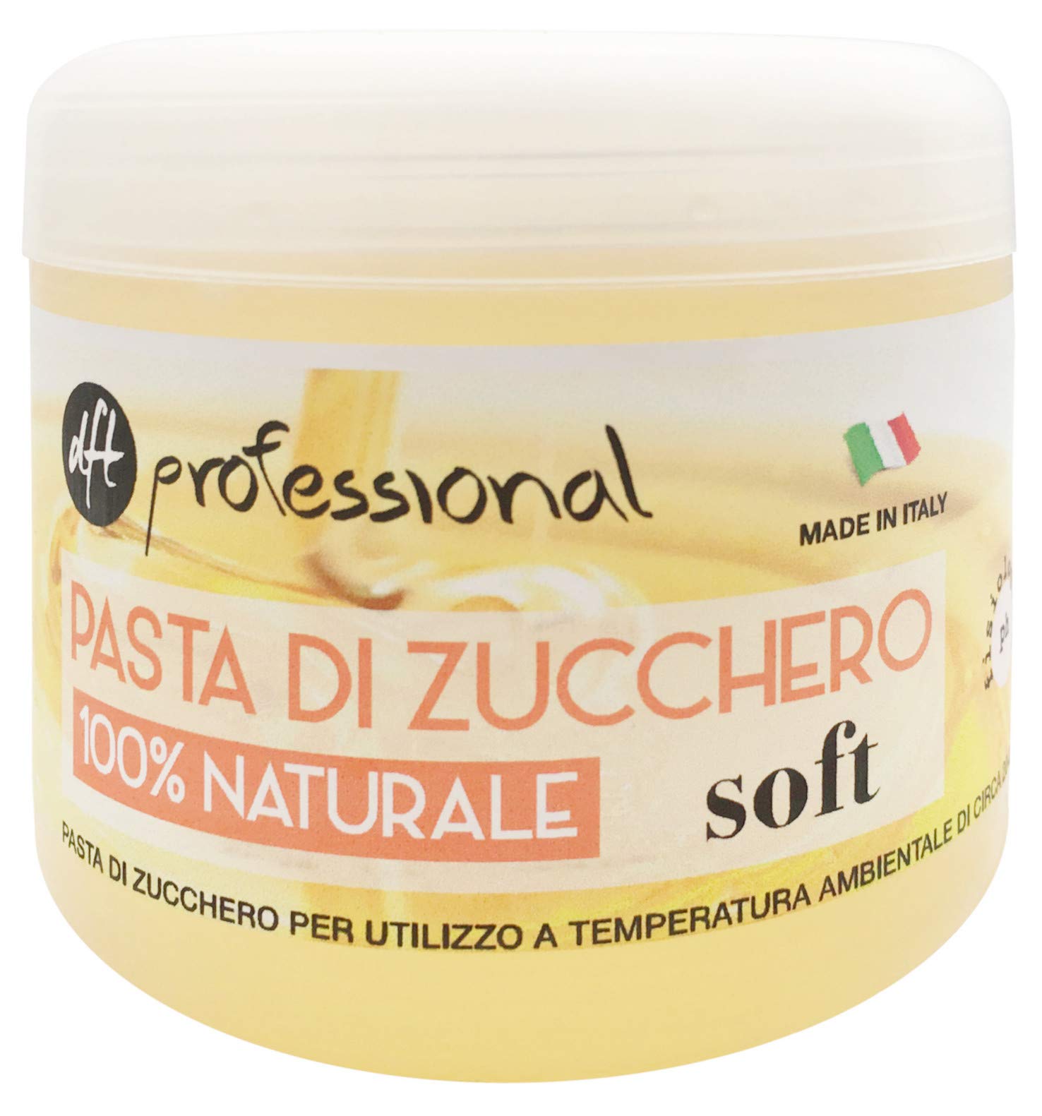 6 x PASTA DI ZUCCHERO SOFT DFT PROFESSIONALE cera depilatoria epilazione 500ml