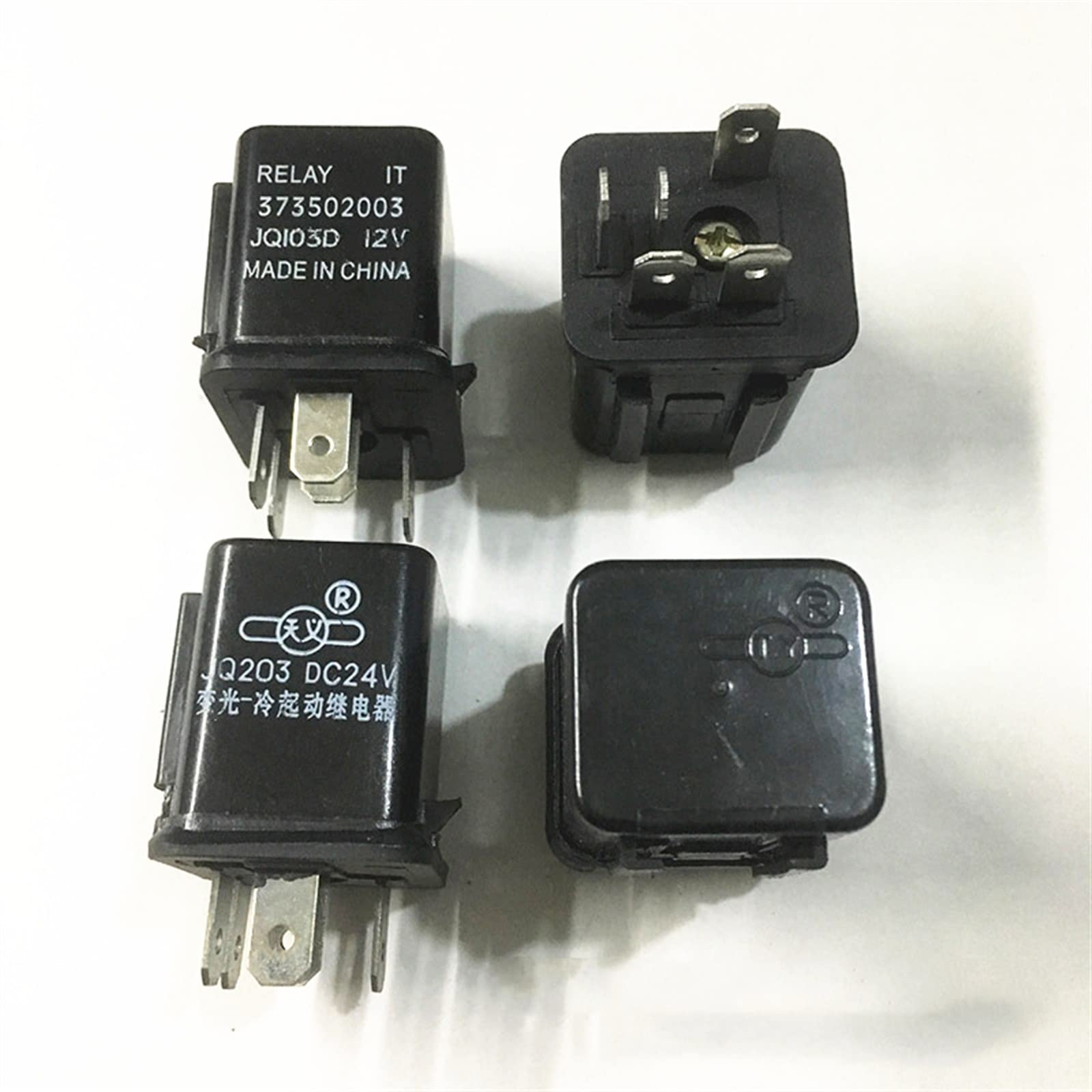 Relé de carga JDQ203 24V de 5 pines para solucionar fallos de oscurecimiento en camiones