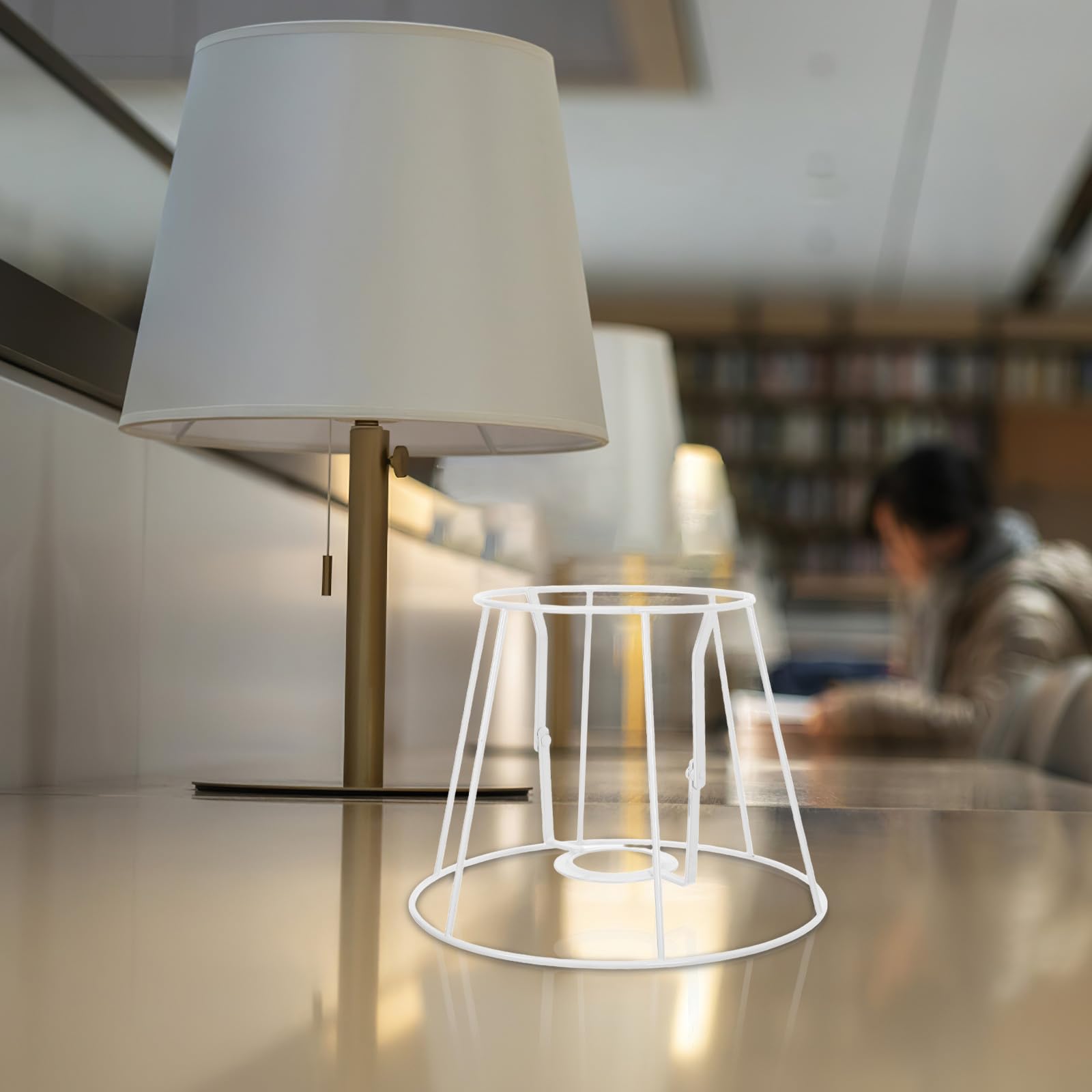 BESPORTBLE Armature Abat-jour Métal Supports Abat-jour Pour Lampes De Bureau Et Suspensions Fournitures Pour Fabrication Abat-jour Diy