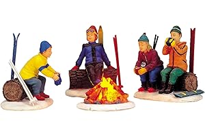Lemax Christmas - Lighting Up The Night - Skiers Campfire