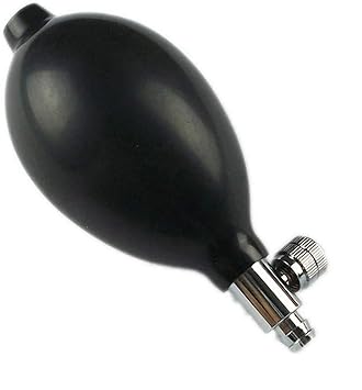 Raindrop World BP Cuff Bulb Rubber with Metal Valve Black Color