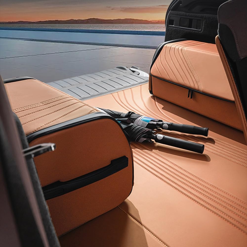 Organizador Maletero Plegable con Tapa para Auto(Yellow)