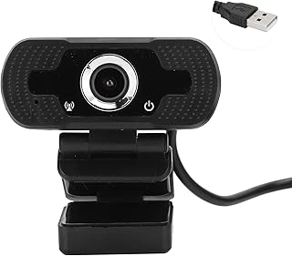 USB Web Camera,USB 1080P High Definition Webcam Online Class Live Video Conference Web Camera,Live Streaming Laptop PC Computer Web Camera for Video Calling Streaming, Conference, Gaming