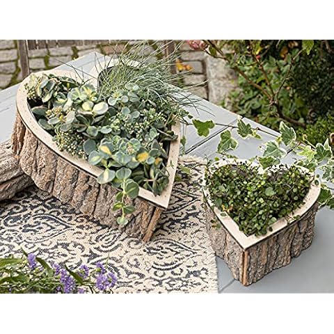 Lot de 2 pots de fleurs cœur Dekoleidenschaft Cover