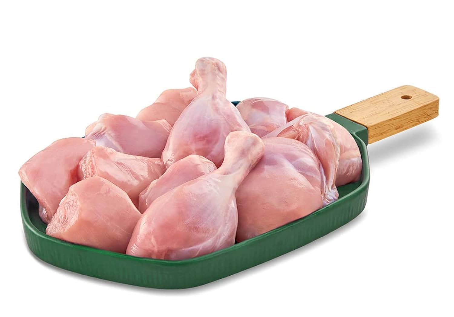 FreshtoHome | Chicken Freshly Frozen Skinless | Whole | Biryani Cut | Approx 850g (Antibiotic-residue-free) (UAE)