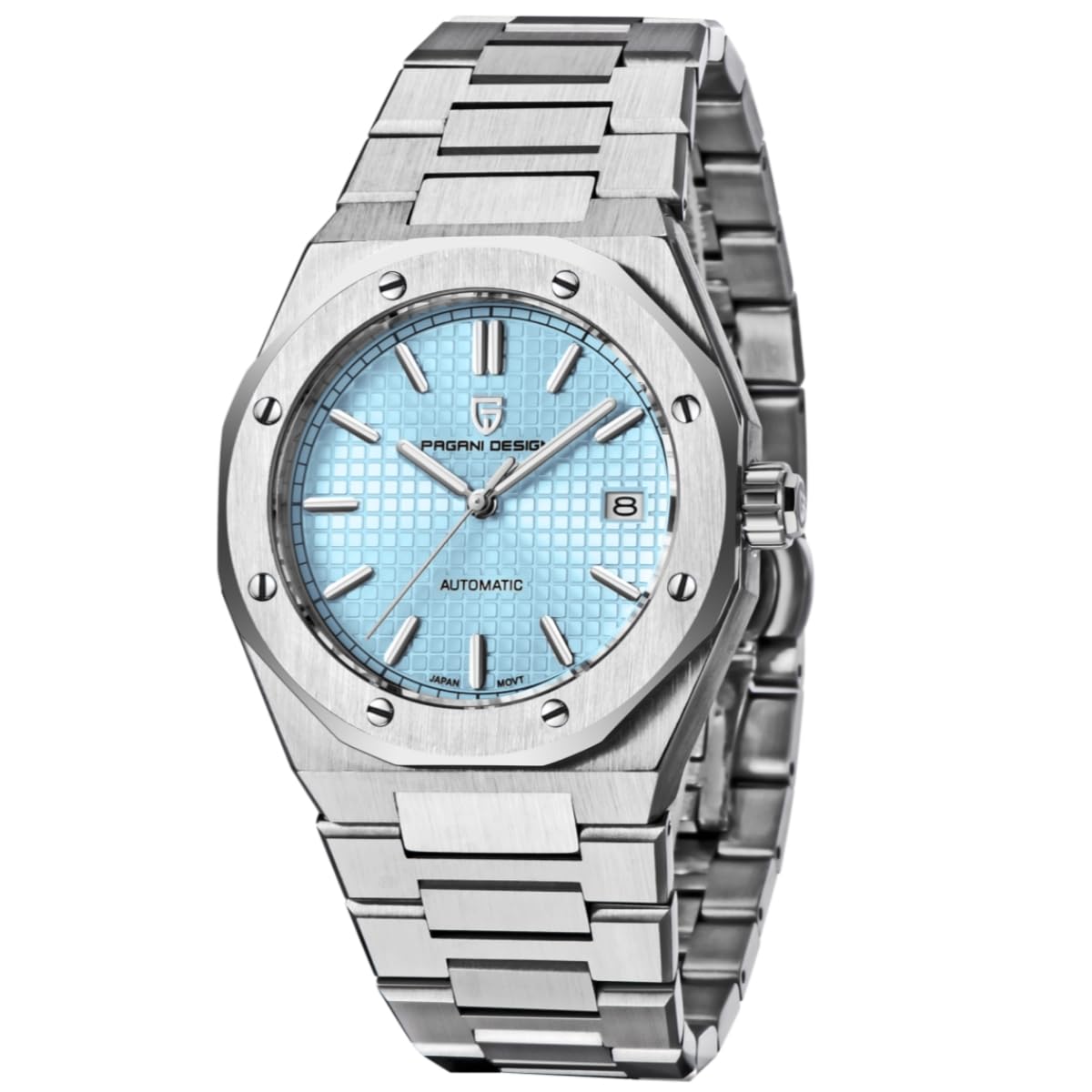 Pagani Design orologi da uomo giapponese movimento automatico subacqueo meccanico sport impermeabile vetro zaffiro orologio da polso in acciaio inox