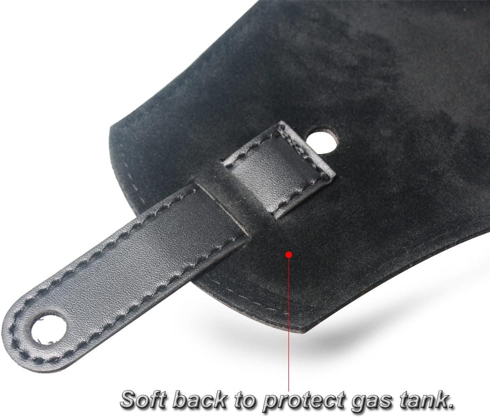 Detachable Leather Fuel Tank Bag fits for Harley Dyna FXD Street Bob Low Rider Wide Glide 2006-2017