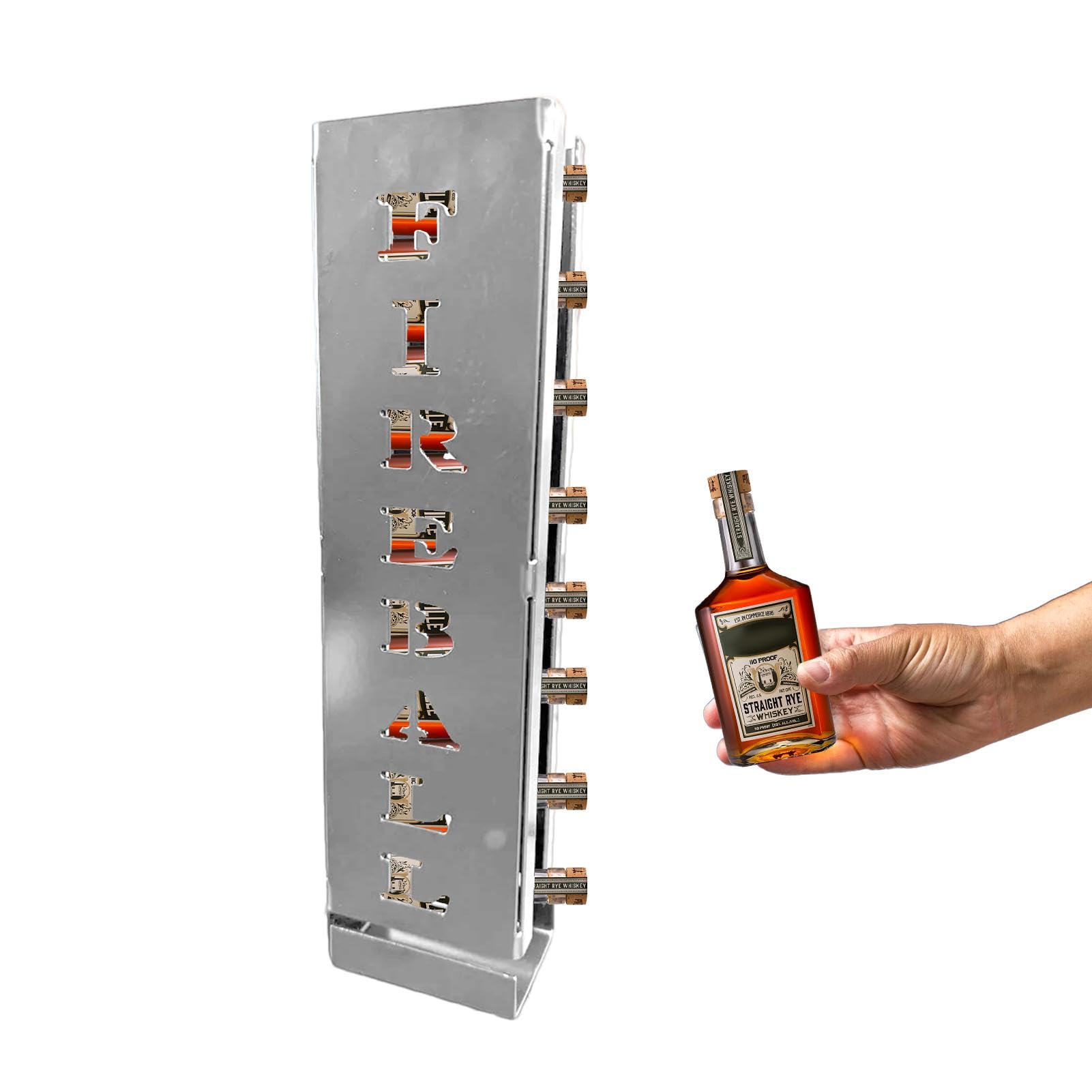 ウィスキー/ワイングラス ラック 壁掛けも可能