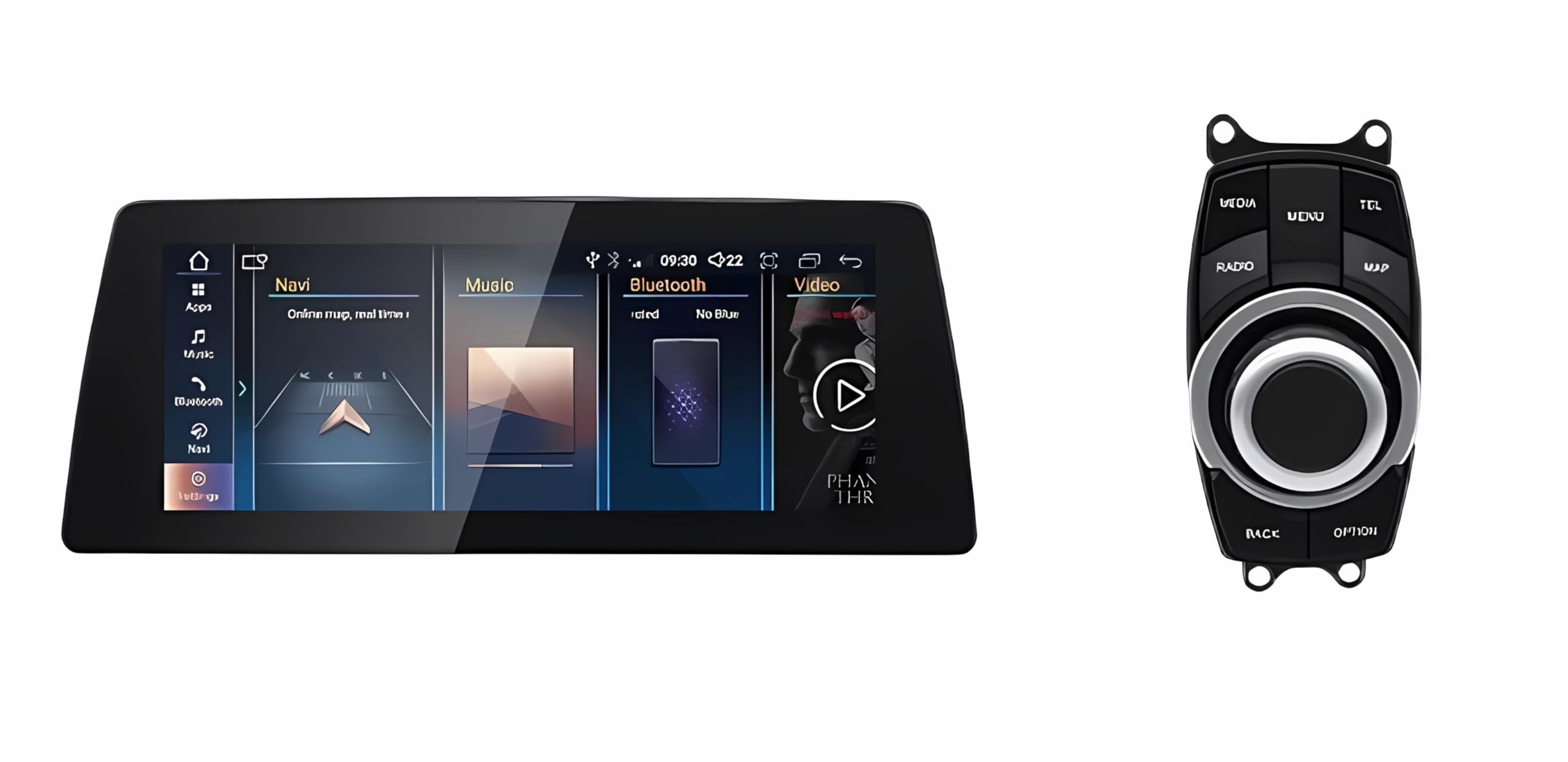 Omnitek 10.25" Android 12 Wireless CarPlay AUTO for BMW Z4 E85 E86 E89 CIC NBT Car Multimedia Video Players GPS Navi Bluetooth WiFi