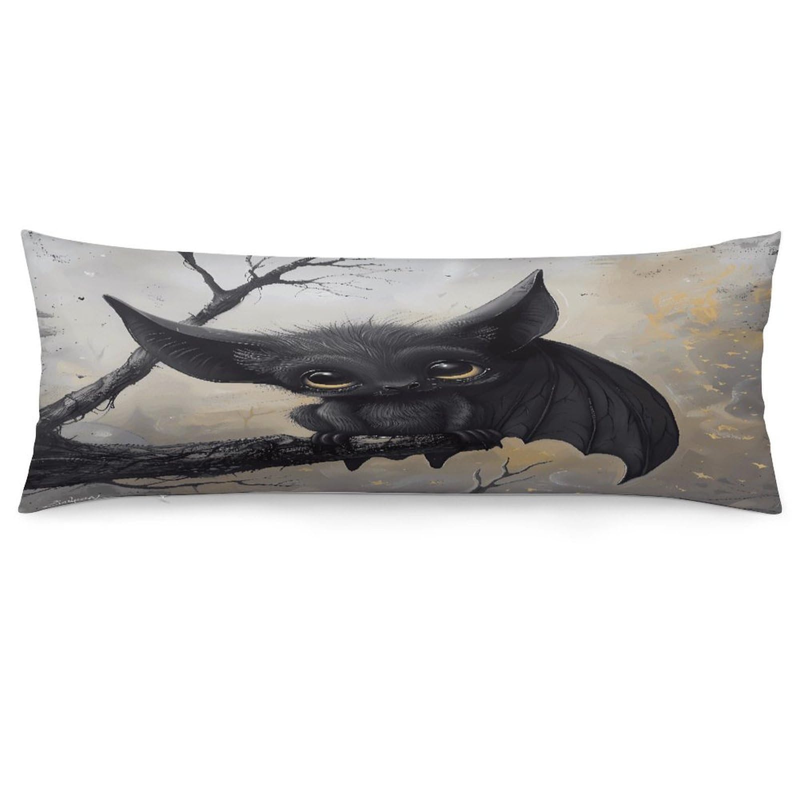 Bat Throw Pillow Cover Soft Pillow Case Decorative Lumbar Pillow Cover Cozy Throw Pillowcase Polyester Rectangular Cushion Case Decor for Couch Sofa Bed