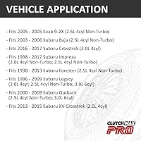 Vista 2 de ClutchMax PRO Performance Stage 2 Kit de embrague compatible con Subaru Baja Crosstrek Forester Impreza Legacy Outback Saab 9-2X 2.0L 2.5L EJ25