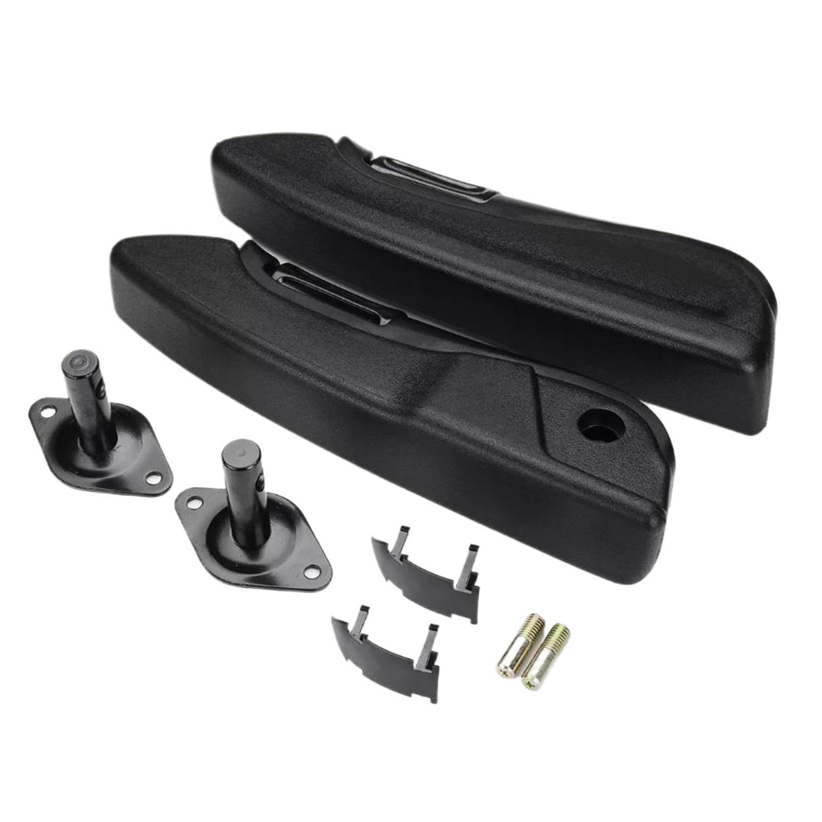 Consola Central Apoyabrazos Kit 2 Pares Reposabrazos Universales Para Asiento Camión, Ajustables Izquierdo Y Derecho, Cómodos Para Coche, Barco, Furgoneta Apoyabrazos para coche
