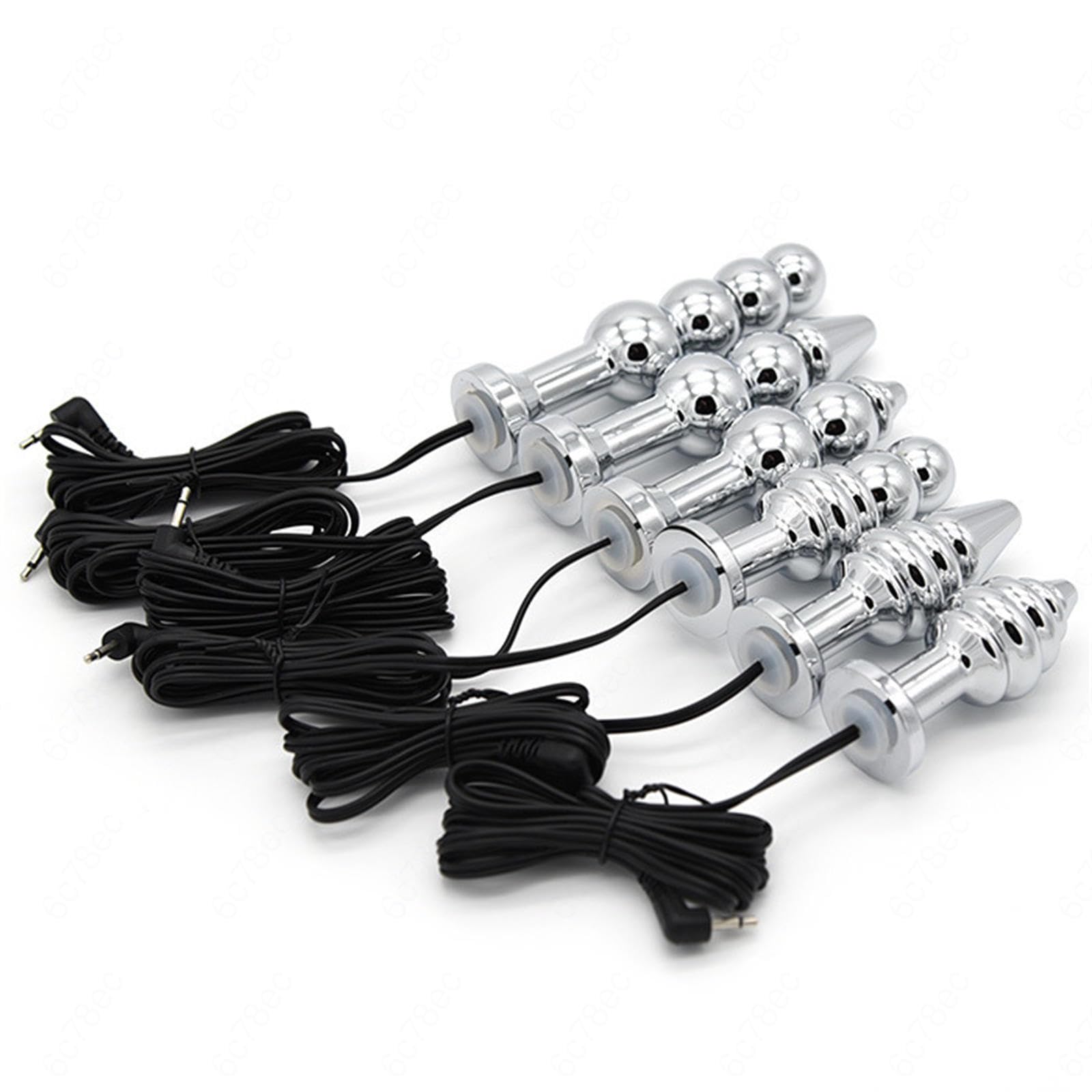 Elektro Reizstromgerät, Analplug, Buttplug zur Elektrostimulation, Elektrostimulationsgerät Kit Elektrische Stimulation Elektro Shock, Estim SM Erotik Sexspielzeug für Männer