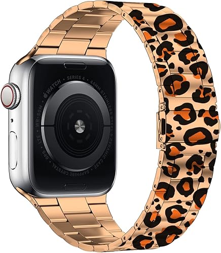 Miniatura 2 de baozai Correa compatible con Apple Watch Series 10, correa de acero inoxidable de alta calidad para Apple Watch todas las series de 1.811 in, 1.772