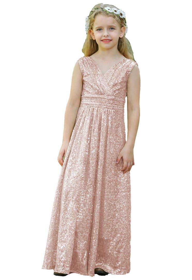 Bow Dream Little Girls Dress Dress for Girls Sequins Party Dress