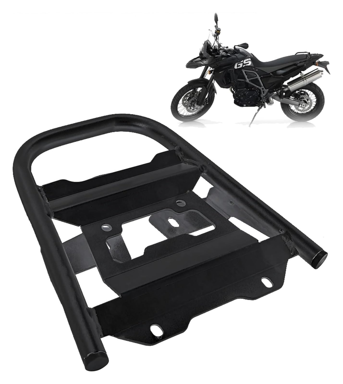 para BMW F800GS F700GS F 800 700 F800 GS 2009-2017 Portaequipajes Lateral Soporte para Maletas Alforja Trasera para Motocicleta Portapacchi Moto(Top Box Rack a)