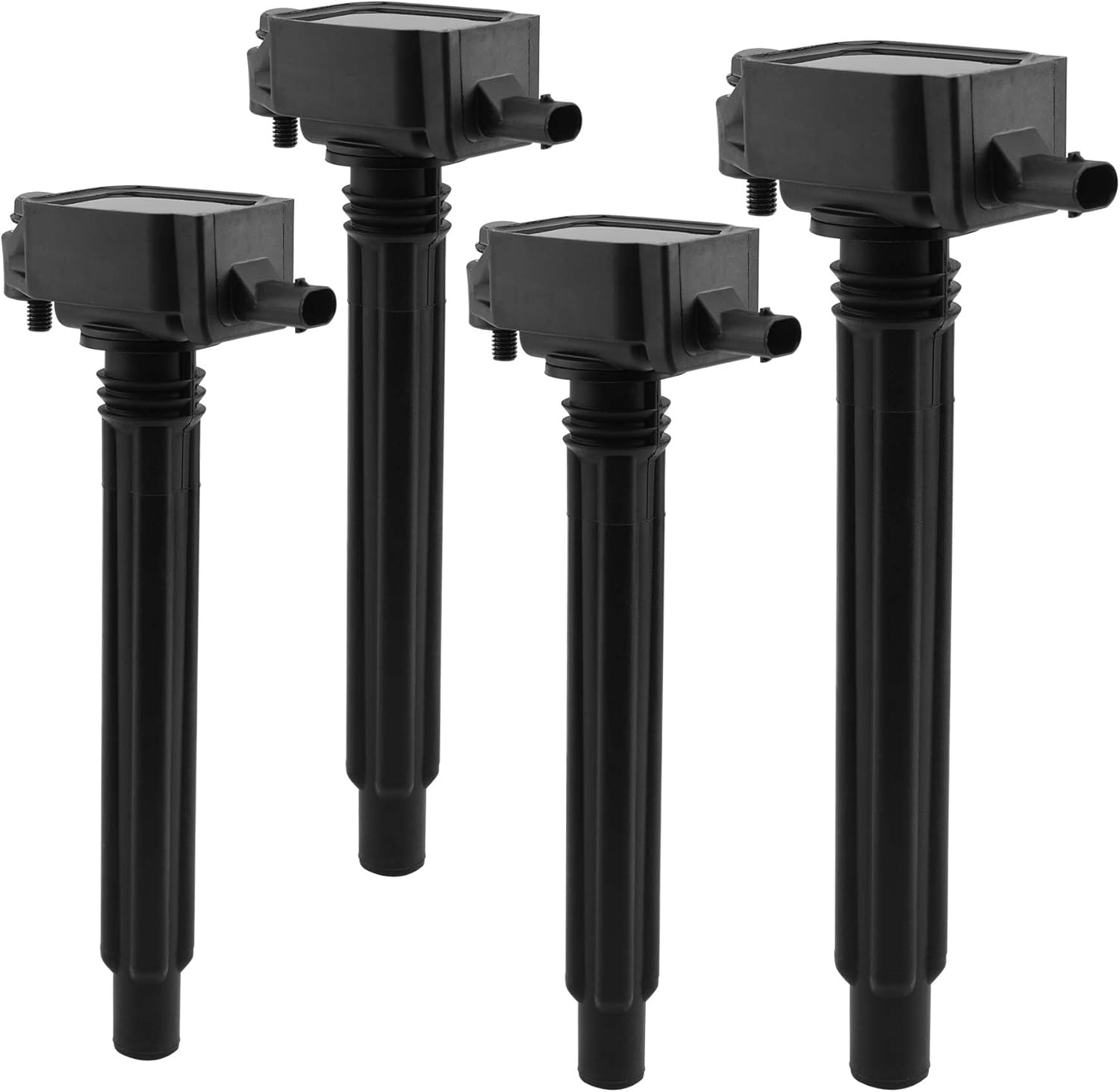 HQPASFY Ignition Coil Pack UF751 Set of 4 Compatible with Jeep Cherokee Compass Renegade, Fiat 500X Dodge Dart Chrysler 200 Ram Promaster City 2.4L L4 Replace# 5C2113, GN10738
