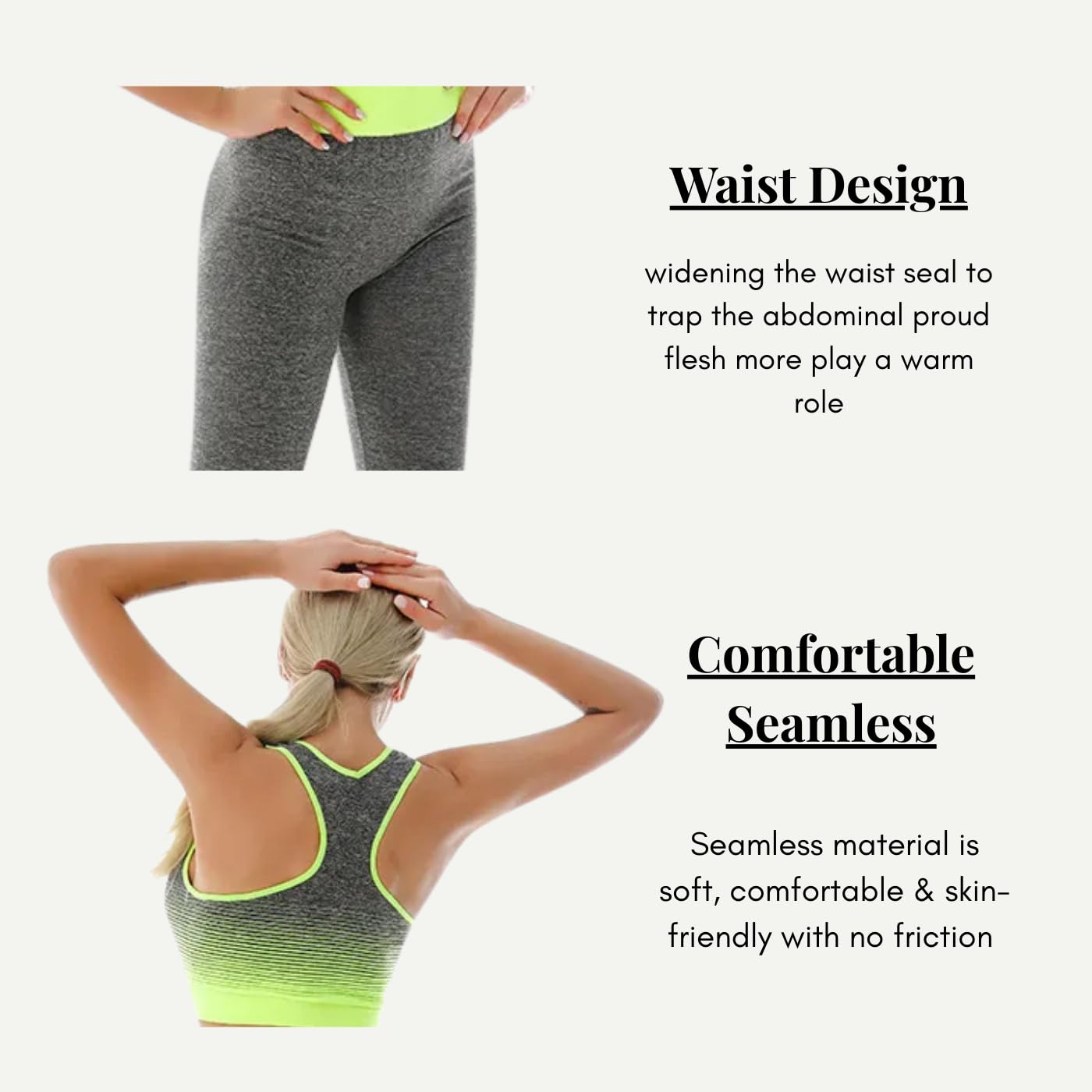 Set di 2 pezzi da allenamento da donna, set da palestra, senza cuciture, a coste, casual, comodo, corto, top a vita alta, leggings sportivi, tuta sportiva da yoga, fitness, abbigliamento da